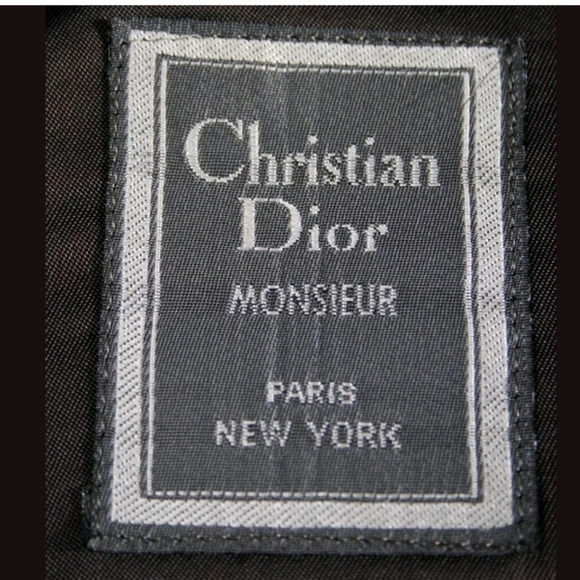 Christian Dior Olive Wool Blend Men's Belted Long - Picture 7 of 7